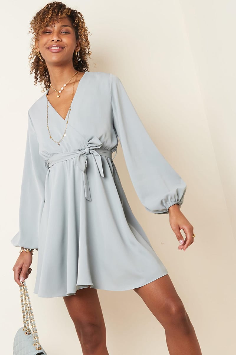 Chiffon jurk Zwart S